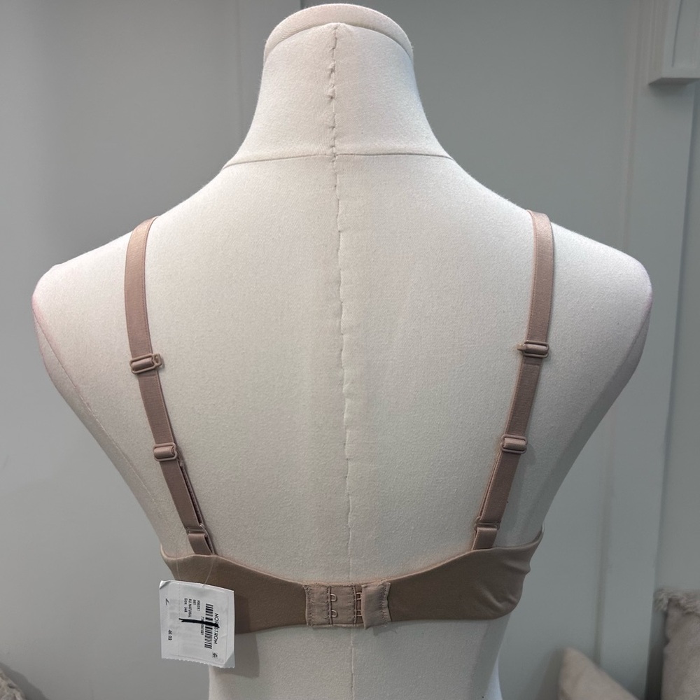 Wacoal b.tempt'd Future Foundation Wire Free T-Shirt Bra NWT 34D in Au Natural - Picture 4 of 7